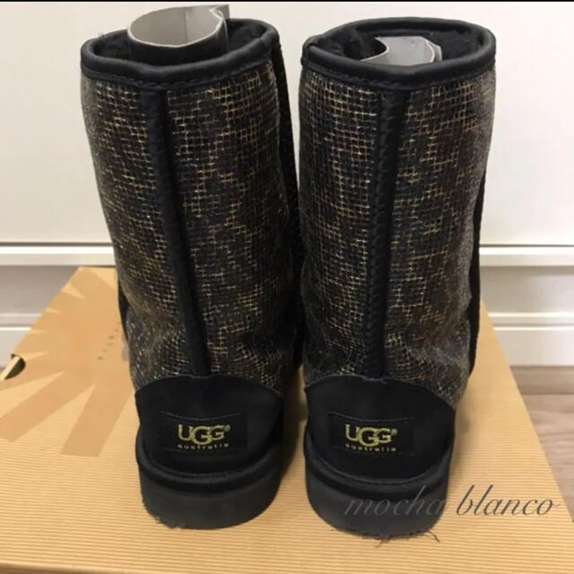 新品未使用☆UGGグリッター豹柄 ショートブーツ