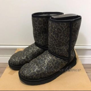 新品未使用☆UGGグリッター豹柄 ショートブーツ