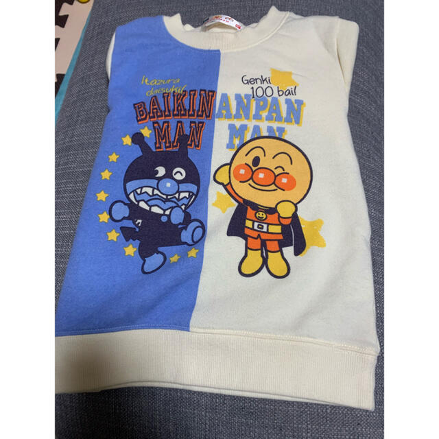 子供服　アンパンマン　長袖 キッズ/ベビー/マタニティのキッズ服男の子用(90cm~)(Tシャツ/カットソー)の商品写真