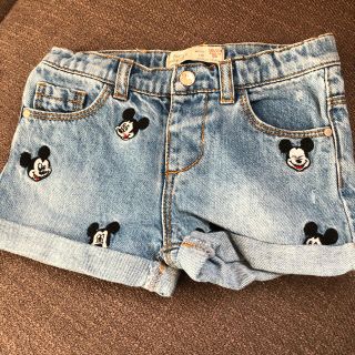 ザラキッズ(ZARA KIDS)のZARA ミッキー　ショートパンツ(パンツ/スパッツ)