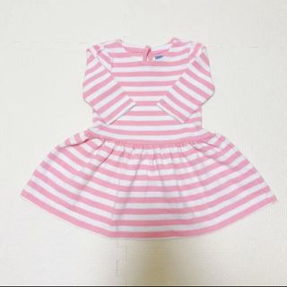 ベビーギャップ(babyGAP)のベビーギャップ ボーダーワンピース 90(ワンピース)