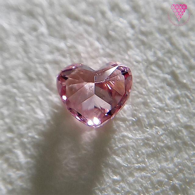 0.058 ct F.V.Pink & 0.106 ct FPP 天然 ダイヤ レディースのアクセサリー(リング(指輪))の商品写真