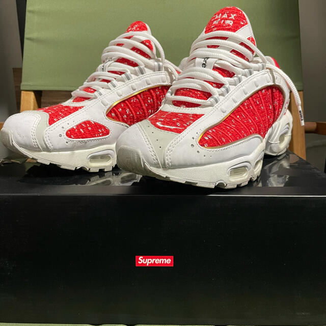 最終値引き　supreme airmax tailwind iv スニーカー