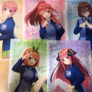 五等分の花嫁 クリアファイル5枚セット(クリアファイル)