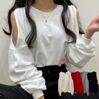 Tシャツ 肩出し(Tシャツ(半袖/袖なし))