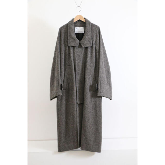 20AW VOAAOV Tumbler Tweed Long Coat  メンズのジャケット/アウター(ステンカラーコート)の商品写真