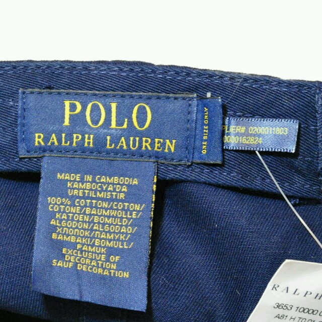 POLO RALPH LAUREN(ポロラルフローレン)のJ1 新品 タグ付き ラルフ キャップ メンズの帽子(キャップ)の商品写真