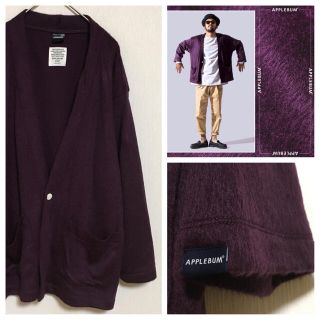 アップルバム(APPLEBUM)のつみさま729様 アップルバム ニット カーディガン 紫 M Cardigan(カーディガン)