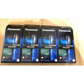 パナソニック(Panasonic)のPanasonic シェーバー洗浄充電器 ES-4L03　4箱(メンズシェーバー)