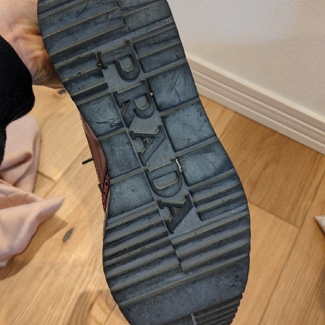 PRADA(プラダ)のPRADA プラダ 厚底ウィングチップシューズ レディースの靴/シューズ(ローファー/革靴)の商品写真