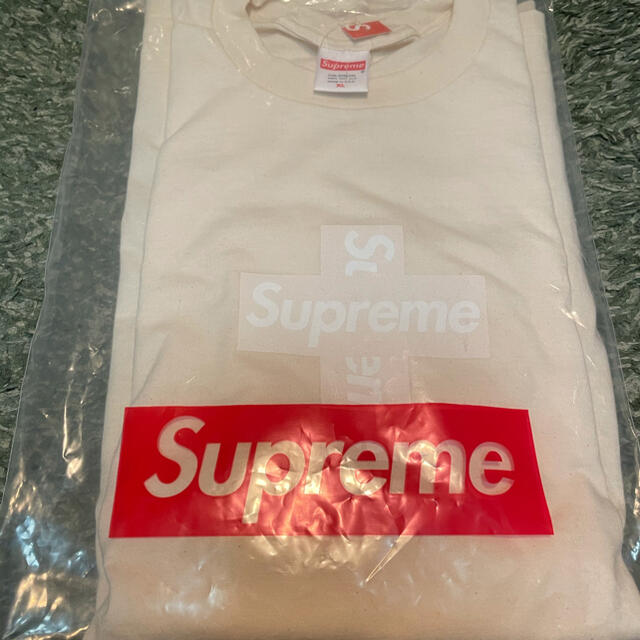 メンズSupreme Cross Box Logo Tee natural XL