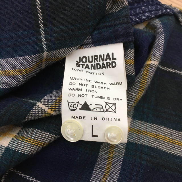 JOURNAL STANDARD(ジャーナルスタンダード)の週末値下げ☆ジャーナルスタンダード  チェックネルシャツ メンズＬ メンズのトップス(シャツ)の商品写真