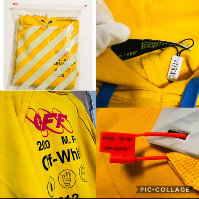 OFF-WHITE(オフホワイト)のオフホワイトオーバーサイズパーカーS メンズのトップス(パーカー)の商品写真