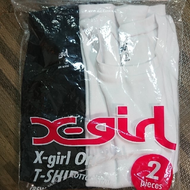 X-girl(エックスガール)のエックスガール　半袖2P レディースのトップス(Tシャツ(半袖/袖なし))の商品写真