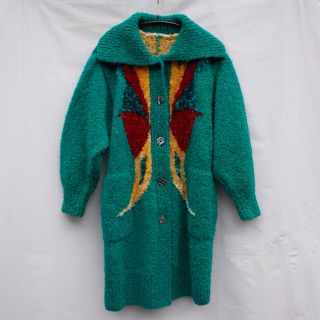 グリモワール(Grimoire)のVintage Loop yarn Ethnic cardigan(カーディガン)