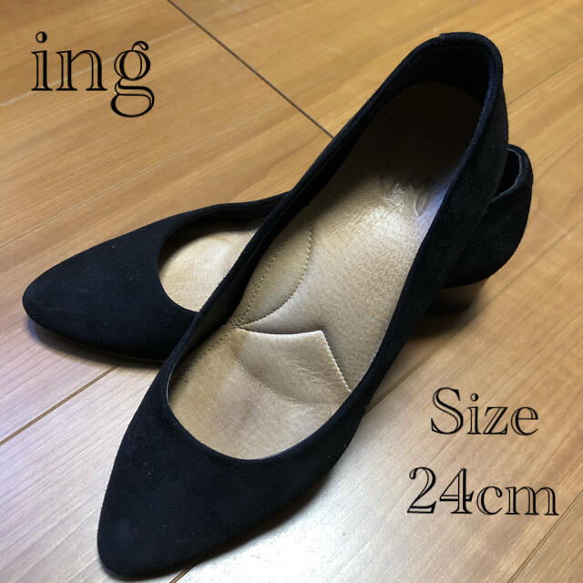 ing(イング)の【ing】ローヒールパンプス レディースの靴/シューズ(ハイヒール/パンプス)の商品写真