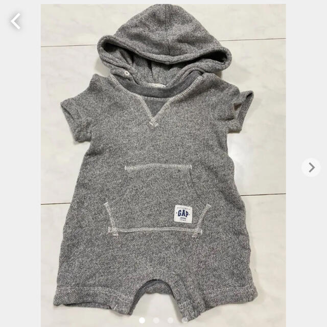 GAP Kids(ギャップキッズ)のGAPベビー　パーカー　ロンパース　つなぎ キッズ/ベビー/マタニティのベビー服(~85cm)(ロンパース)の商品写真