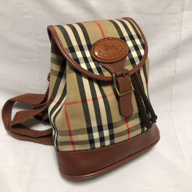 BURBERRY(バーバリー)の【希少】Burberrys ミニリュック　シャドーホース　ヴィンテージ レディースのバッグ(リュック/バックパック)の商品写真