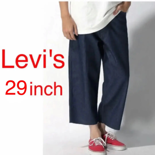 Levi's(リーバイス)の新品 Levi's LINE8 ワイドクロップド デニム リーバイス 29インチ メンズのパンツ(デニム/ジーンズ)の商品写真