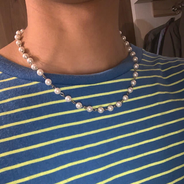 KAPITAL(キャピタル)のパールネックレス　pearl  necklace  メンズのアクセサリー(ネックレス)の商品写真