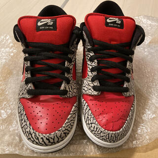 NIKE Supreme dunk low SB 3rd red cement