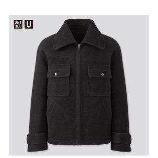 ユニクロ(UNIQLO)のUNIQLO U ウールブレンドフリースジャケット(ブルゾン)