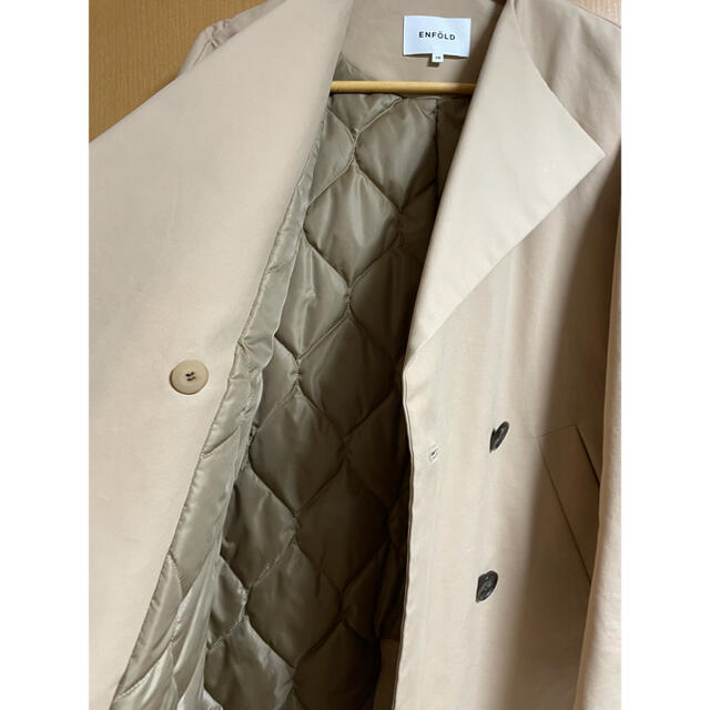 ENFOLD(エンフォルド)の中綿　トレンチコート レディースのジャケット/アウター(トレンチコート)の商品写真