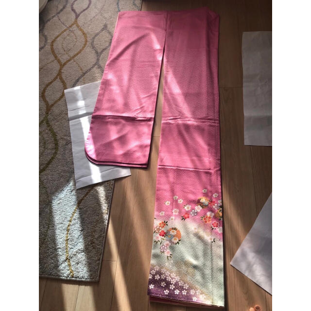 正絹 トールサイズの通販 by yuki's shop｜ラクマ 振袖 ピンク 美品 特価豊富な