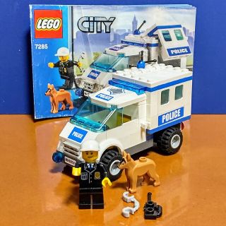 レゴ(Lego)のレゴ★シティ ポリス ポリスバン 7285 美品 人気(知育玩具)