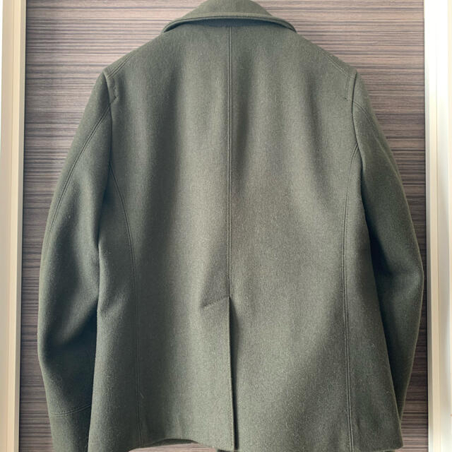 UNITED ARROWS(ユナイテッドアローズ)のユナイテッドアローズ メルトンPコート L 美品 メンズのジャケット/アウター(ピーコート)の商品写真
