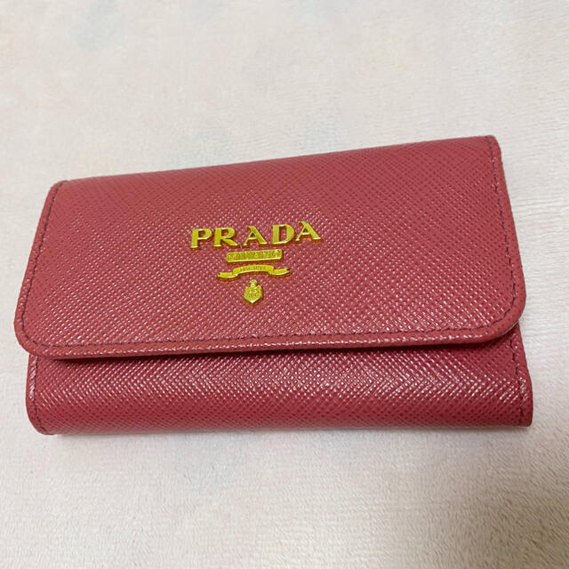 正規品　PRADA プラダ　キーケース　サフィアーノレザー