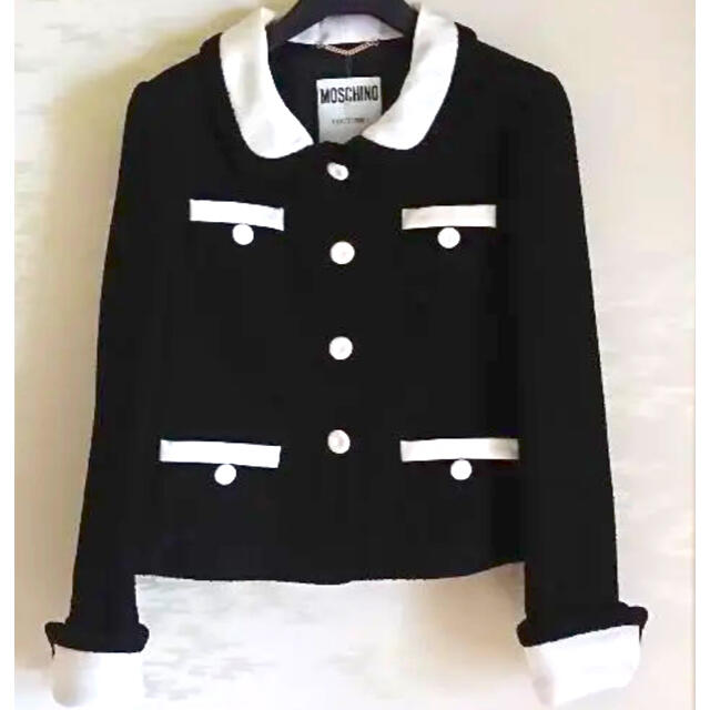 MOSCHINO モスキーノ クチュール ジャケットバイカラー 【絶品