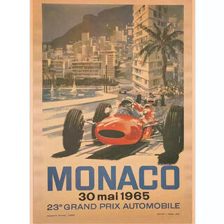 ポスター 024 モナコGP F1 1965(その他)