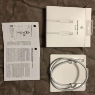 アップル(Apple)のApple 純正 Thunderbolt cable 0.5m(PC周辺機器)