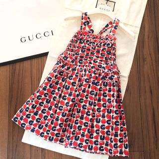 グッチ(Gucci)の【お取置き中】グッチチルドレン 新品ワンピース 6(ワンピース)