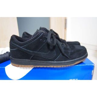 ナイキ(NIKE)のNIKE dunk sb 黒ガム スウェード(スニーカー)