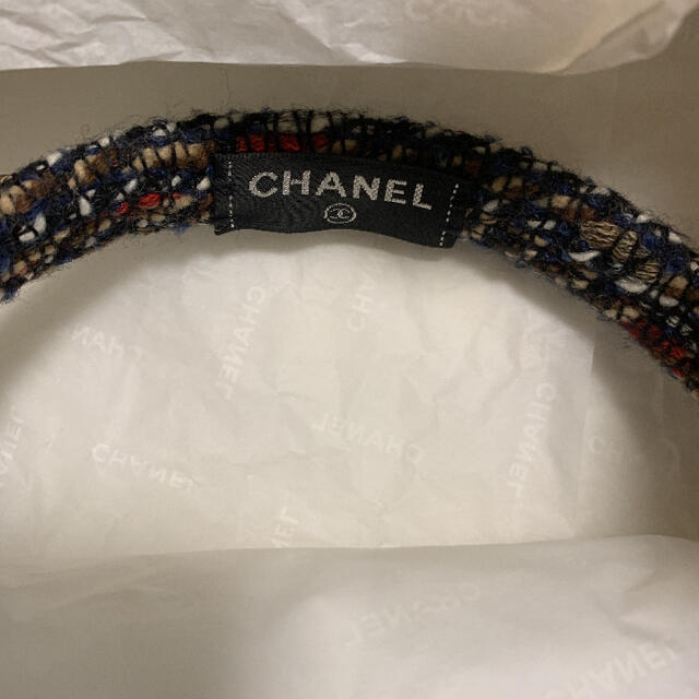 CHANEL(シャネル)のシャネル CHANEL ココマーク ツイード ラパン イヤーマフ【未使用】 レディースのファッション小物(イヤーマフ)の商品写真