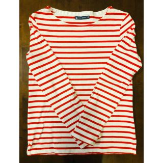 プチバトー(PETIT BATEAU)のプチバトー ボーダーカットソー XSサイズ(カットソー(長袖/七分))