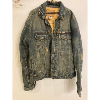 アバクロンビーアンドフィッチ(Abercrombie&Fitch)の美品　エズラフィッチ　アバクロ　デニムジャケット(Gジャン/デニムジャケット)