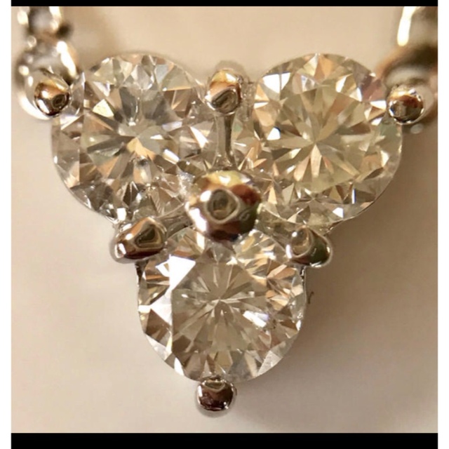 問屋直販 天然 ダイヤモンド ネックレス0.50ct3石 - www