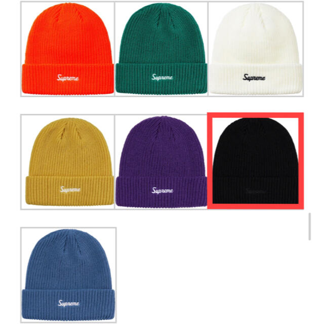 Supreme(シュプリーム)のSupreme Loose Gauge Beanie 20aw メンズの帽子(ニット帽/ビーニー)の商品写真