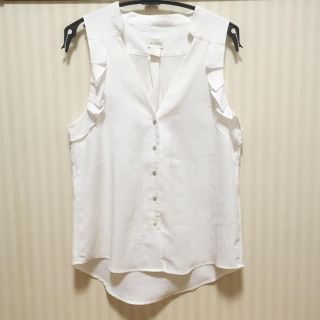 エイチアンドエム(H&M)のH&Mスキッパーノースリーブブラウス(シャツ/ブラウス(半袖/袖なし))