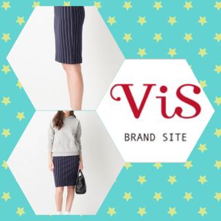 ヴィス(ViS)のvis☆スカート(ひざ丈スカート)