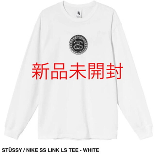 ステューシー(STUSSY)のSTUSSY/NIKE SS LINK LS TEE - WHITE L(Tシャツ/カットソー(七分/長袖))
