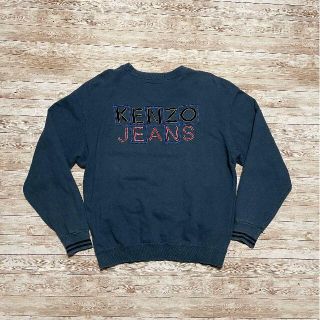 ケンゾー(KENZO)のKENZO JEANS 90s 浮世絵タグ 北斎 刺繍 スウェット/トレーナー(スウェット)