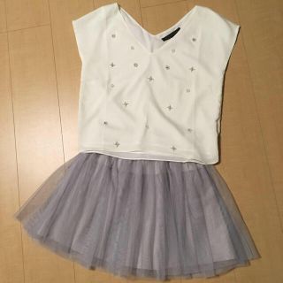 マーキュリーデュオ(MERCURYDUO)のSATOMI様専用♡レイヤードビジュー(ミニワンピース)