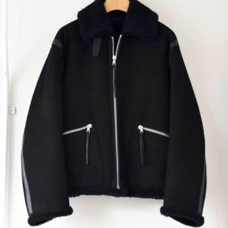 COMOLI - comoli コモリ シープスキン フライト ブルゾン レザー