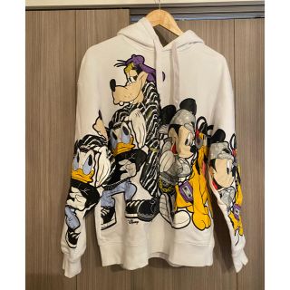 MOSCHINO H&M コラボ ロゴパーカー フーディー サイズL