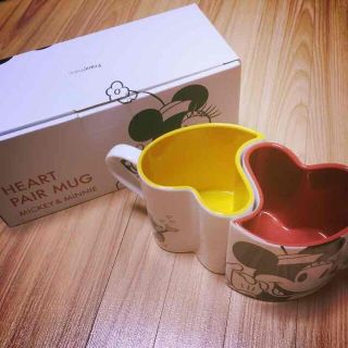 フランフラン(Francfranc)のHEART PAIR MUG(グラス/カップ)