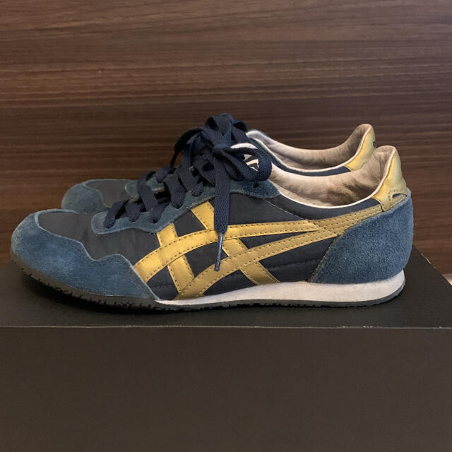 Onitsuka Tiger(オニツカタイガー)のオニツカタイガー　青　スニーカー　セラーノ レディースの靴/シューズ(スニーカー)の商品写真